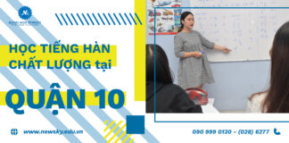 Học Tiếng Hàn Chất Lượng tại Quận 10