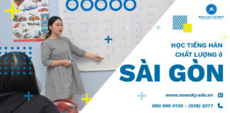 Học tiếng Hàn chất lượng ở Sài Gòn