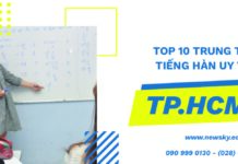 Top 10 Trung Tâm Tiếng Hàn Uy Tín Tại TpHCM
