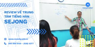 Review về Trung tâm tiếng Hàn Sejong