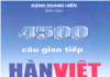Download trọn bộ giáo trình 4500 câu giáo tiếp Hàn Việt