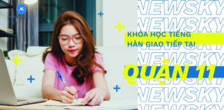 Khóa học Tiếng Hàn giao tiếp tại quận 11
