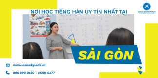 Nơi Học tiếng Hàn Uy tín nhất tại Sài Gòn