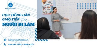 Học tiếng Hàn giao tiếp cho người đi làm