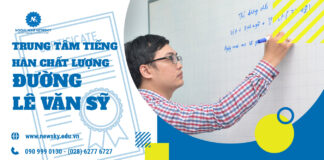 Trung tâm tiếng Hàn chất lượng đường Lê Văn Sỹ