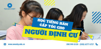 Học tiếng Hàn cấp tốc cho người định cư
