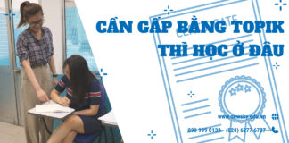 Cần gấp bằng TOPIK thì học ở đâu?