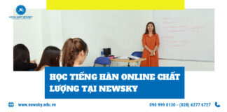 Học tiếng Hàn Online chất lượng tại NewSky