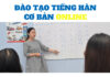 Đào tạo tiếng Hàn cơ bản Online