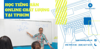 Học tiếng Hàn Online chất lượng tại TpHCM