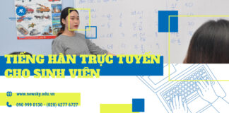 Tiếng Hàn trực tuyến cho sinh viên