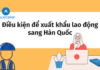 Điều kiện để xuất khẩu lao động sang Hàn Quốc