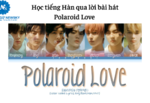 Học tiếng Hàn qua bài hát Polaroid Love