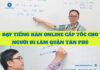 Dạy tiếng Hàn online cấp tốc cho người đi làm quận Tân Phú.