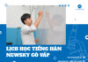 Lịch học tiếng Hàn NewSky Gò Vấp