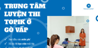 Trung tâm luyện thi TOPIK ở Gò Vấp