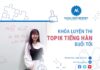Khóa luyện thi TOPIK tiếng Hàn buổi tối Khóa luyện thi TOPIK tiếng Hàn buổi tối