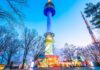 Tháp Namsan địa điểm du lịch “lãng mạn” thu hút khách du lịch