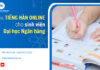 Khóa tiếng Hàn online uy tín cho sinh viên ĐH Ngân hàng
